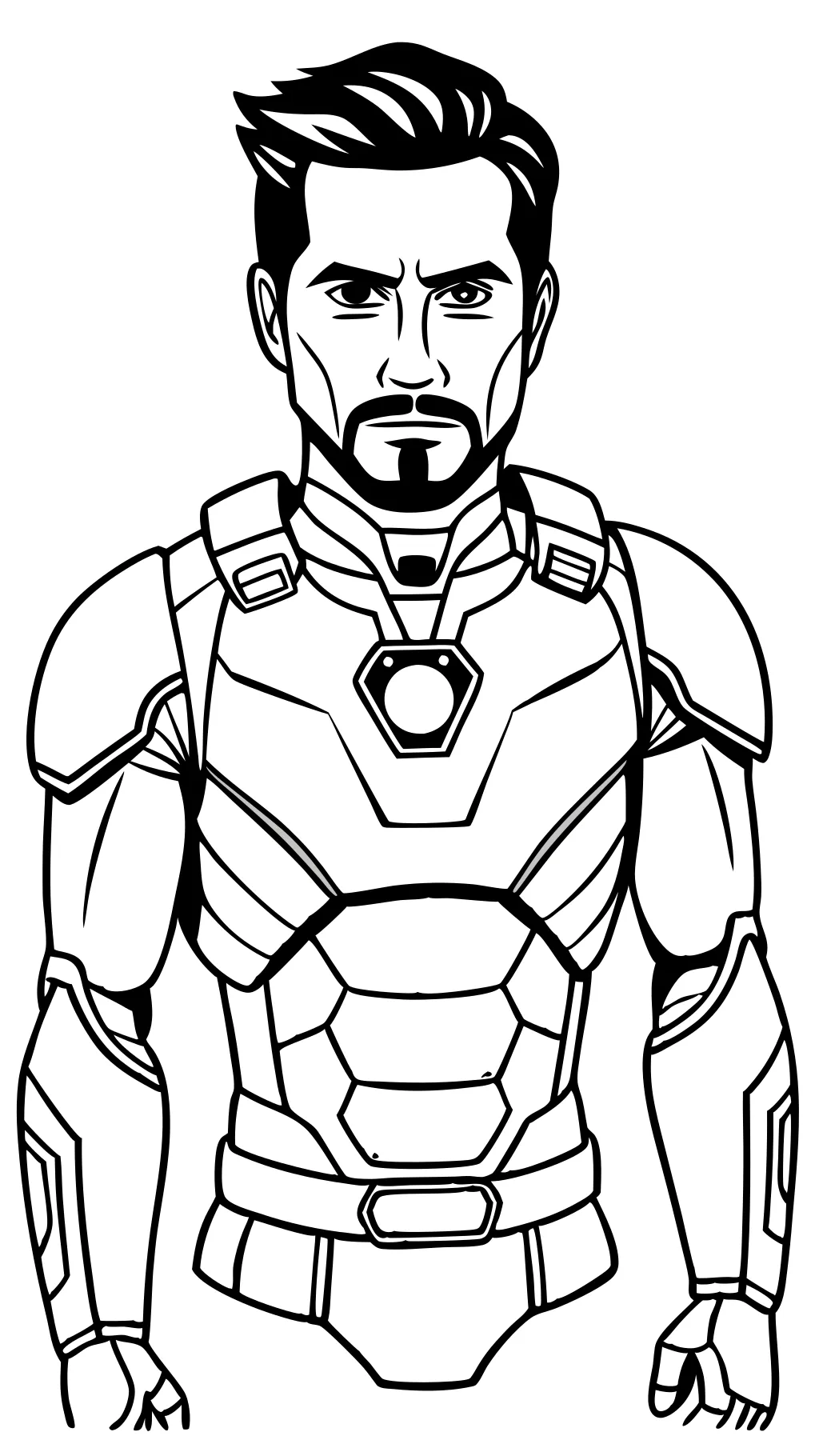 pages à colorier ironman